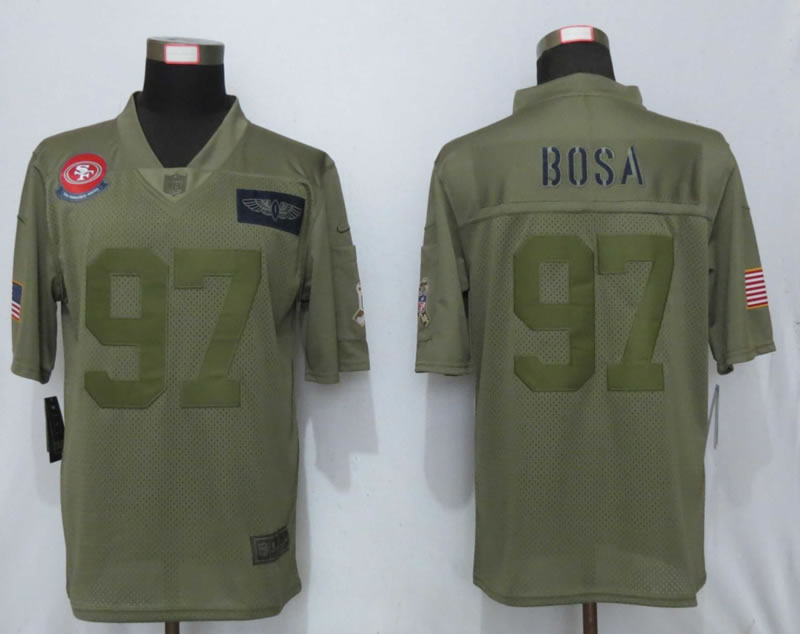 Nike San Francisco 49ers 97 Bosa Nike Camo Salute to Service Limited Jersey,We sell and wholesale Nike San Francisco 49ers 97 Bosa Nike Camo Salute to Service Limited Jersey on line form chian!